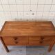 Vintage elm wood cabinet