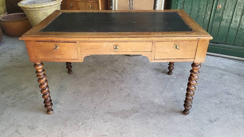 Desk with 3 drawers louis philippe from the 19th century