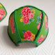 Pair of vintage flower wall lights