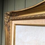 Peinture abstraite sur panneau