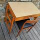 Small desk and vintage Scandinavian chair from the 50s-60s by Niels Otto Möller.