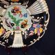 Vintage fruit cup with fish decoration cerdazur monaco