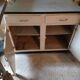 Small Vintage Kitchen Buffet 50s/60s - Retro White and Black