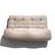 Michel Ducaroy Kashima 2-seater sofa in ecru velvet, Ligne Roset