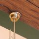 Italian chandelier Gaetano Scolari in brass, 1970.