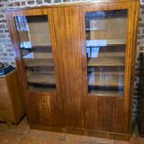 Art Deco mahogany library from the 1930s.