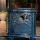 Vintage "Le Non Pareil" cast iron blue enamel pan – Upcycled to bioethanol