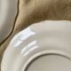 6 Plates and Dish with Painted Flowers Faïencerie Longchamp Monaco 1960s