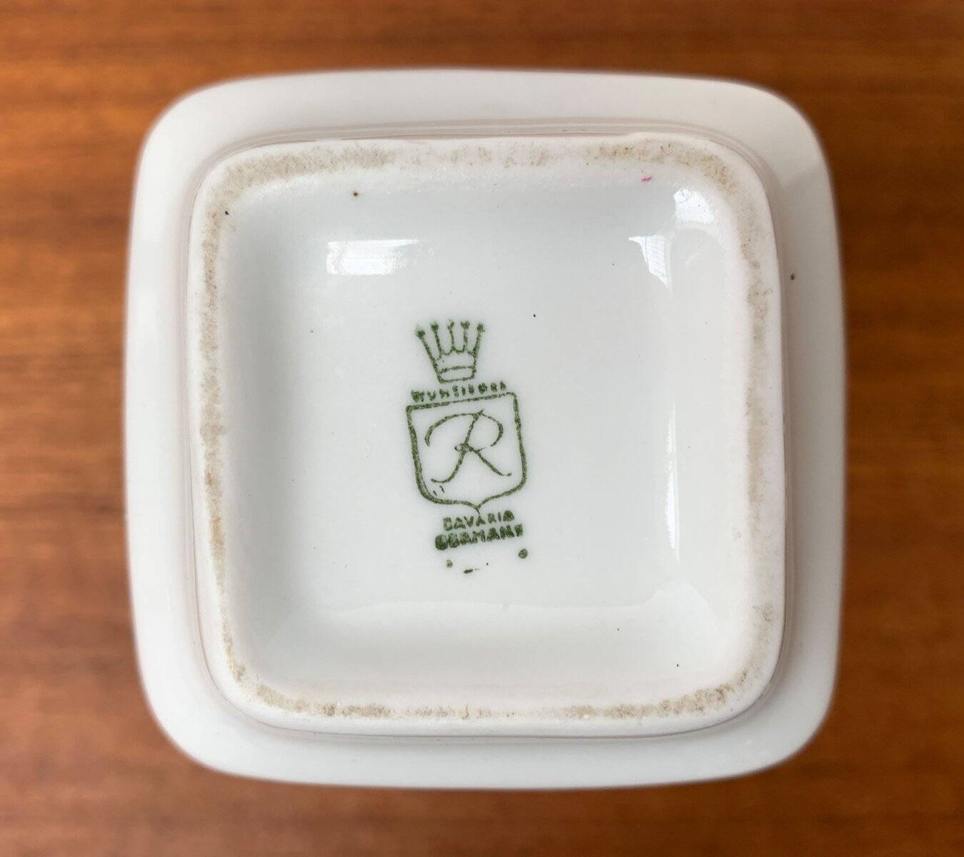 Brutalist porcelain vase from mid-century Wunsiedel Bavaria Porcelain, 1960s.