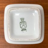 Brutalist porcelain vase from mid-century Wunsiedel Bavaria Porcelain, 1960s.