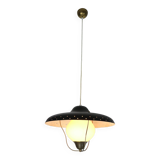Opal glas pendant Bent Karlby for Lyfa 1950s Denmark