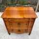 Commode de style mix Louis XV Louis Philippe noyer massif queue d'aronde