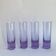 Set of 4 Alexandrit glasses designed by Sergio Asti for Arnolfo di Cambio