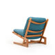 Danish Easychair in Oak with Leather Details 1960s.