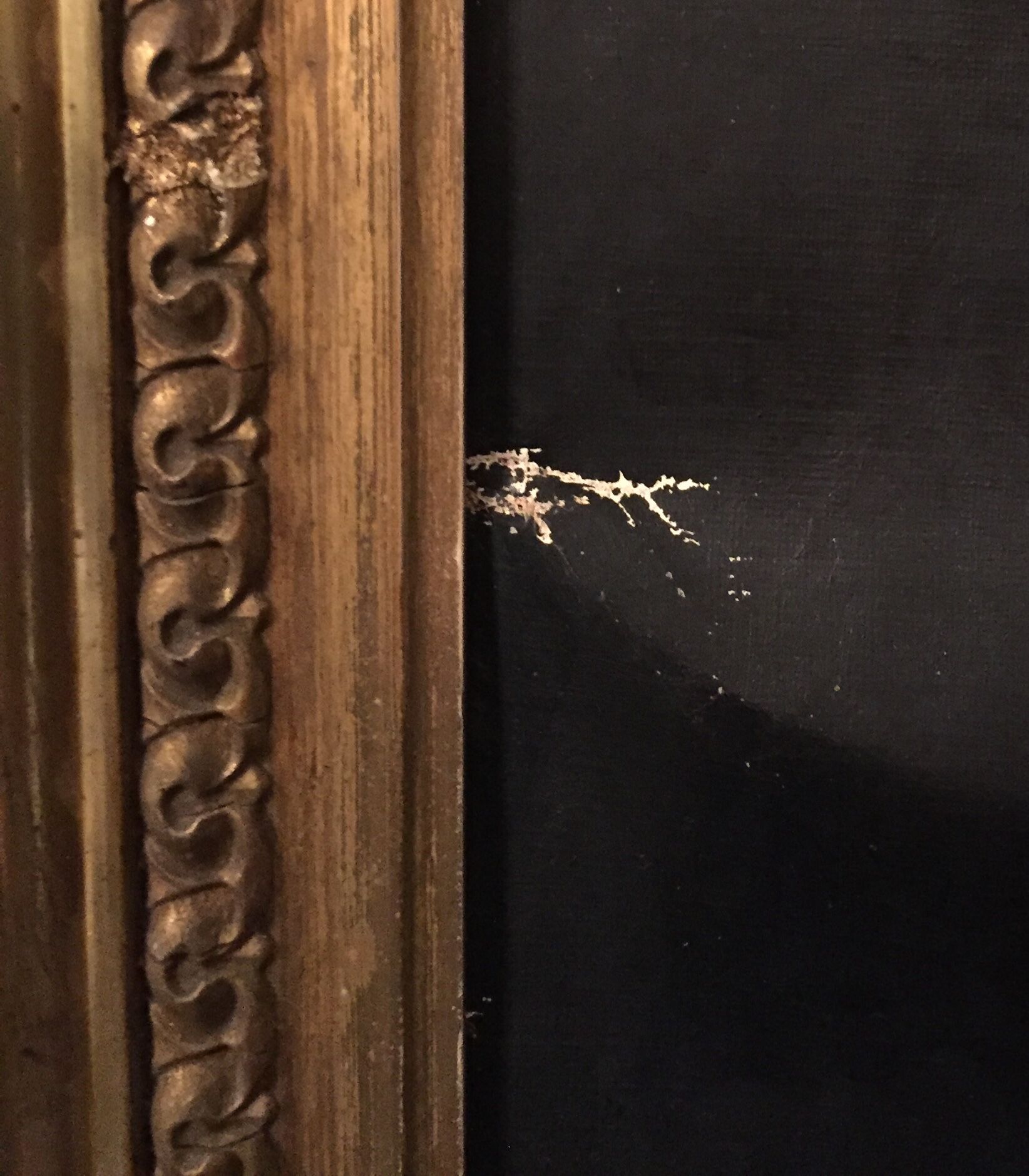 Pair of oil on canvas portraits signed Béchard