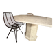White marble table
