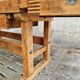 Old workbench Ott beech kitchen island or side table
