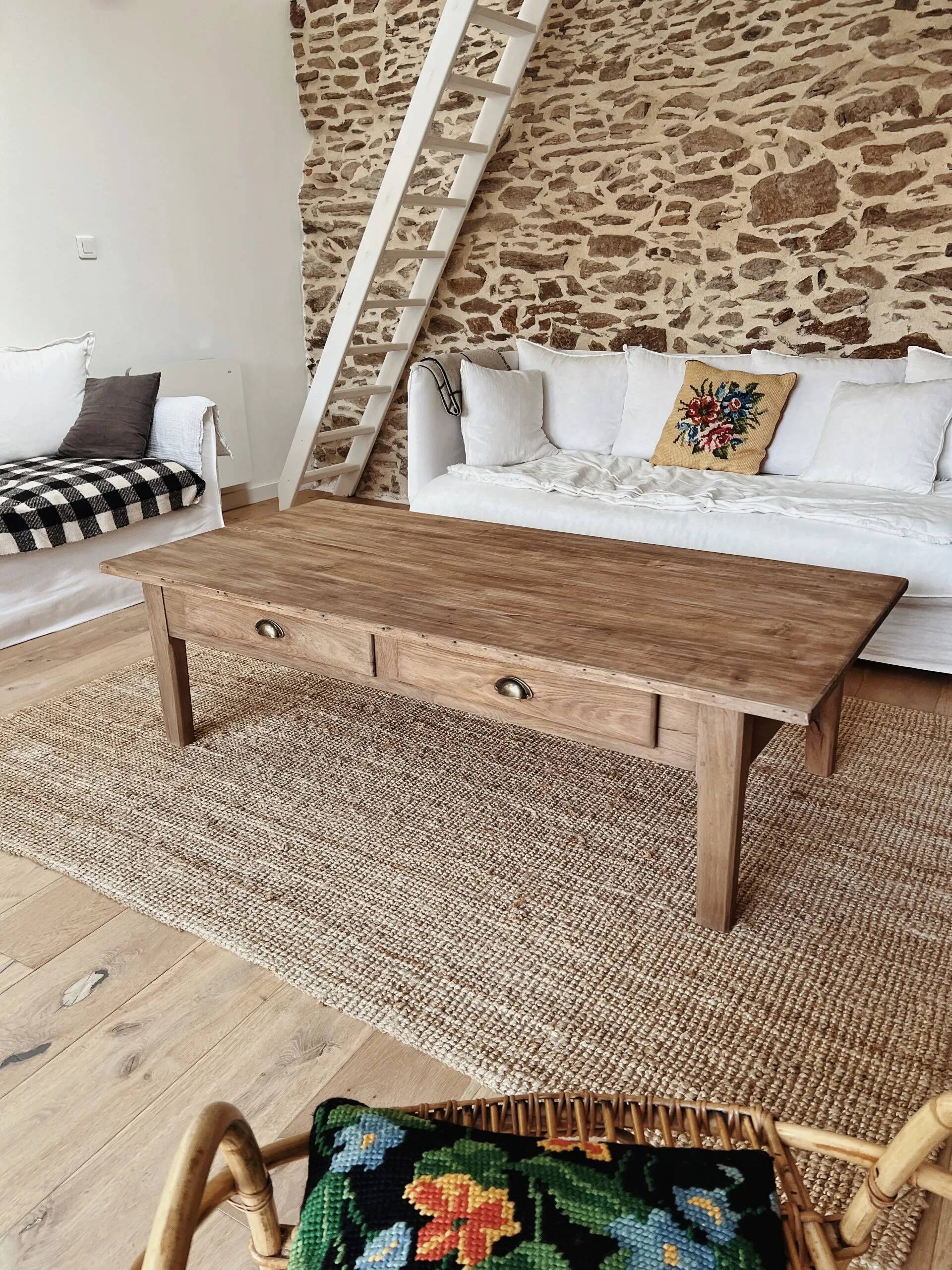 Renovated farmhouse coffee table