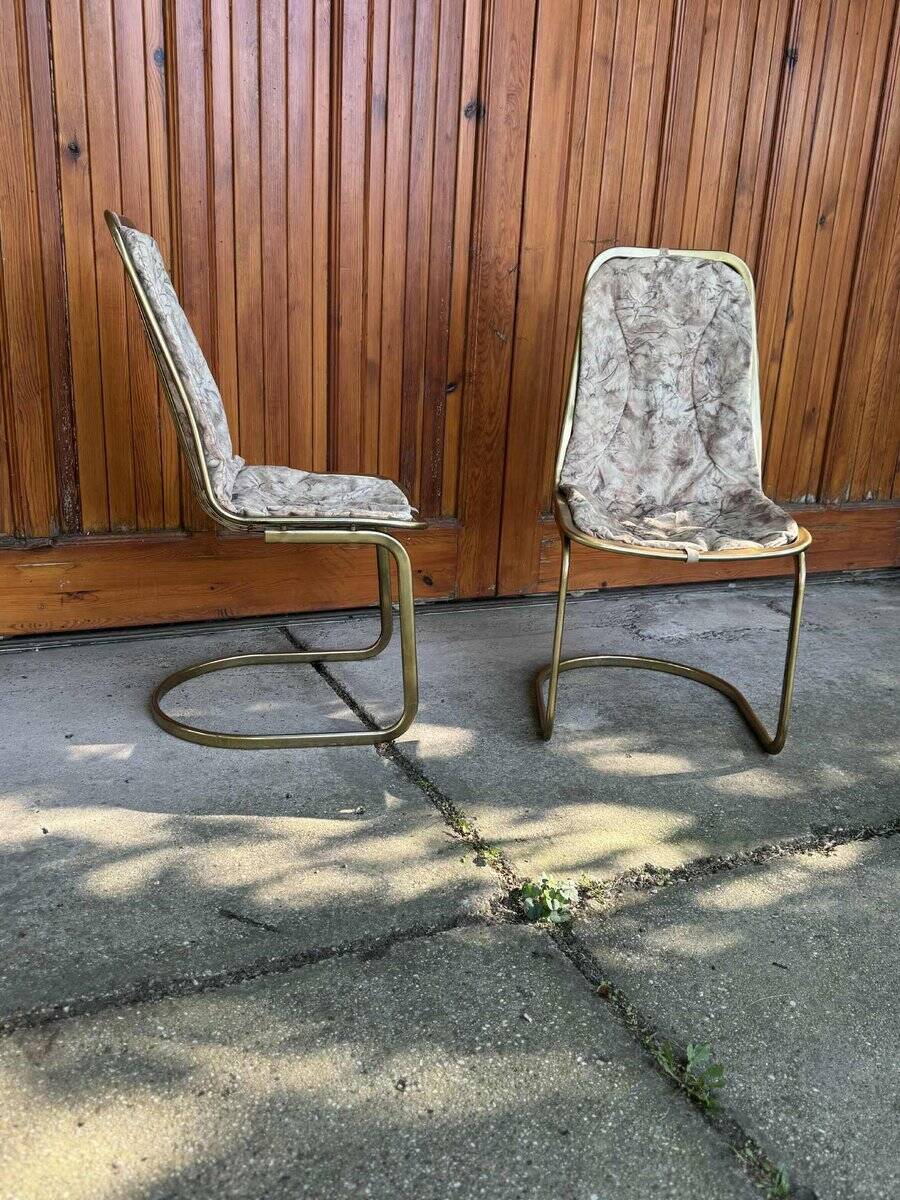 Italian dining chairs by Gastone Rinaldi, 1970s, set of 2
