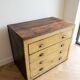1940s iron and wood workshop furniture