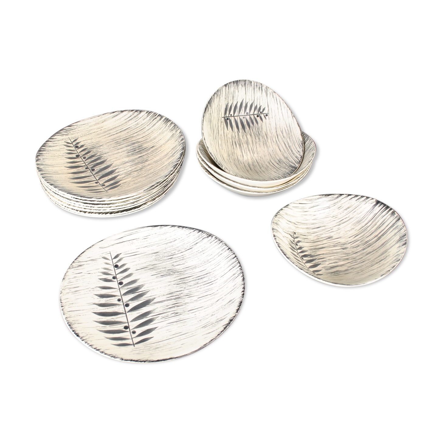 Assiettes Salins 1970