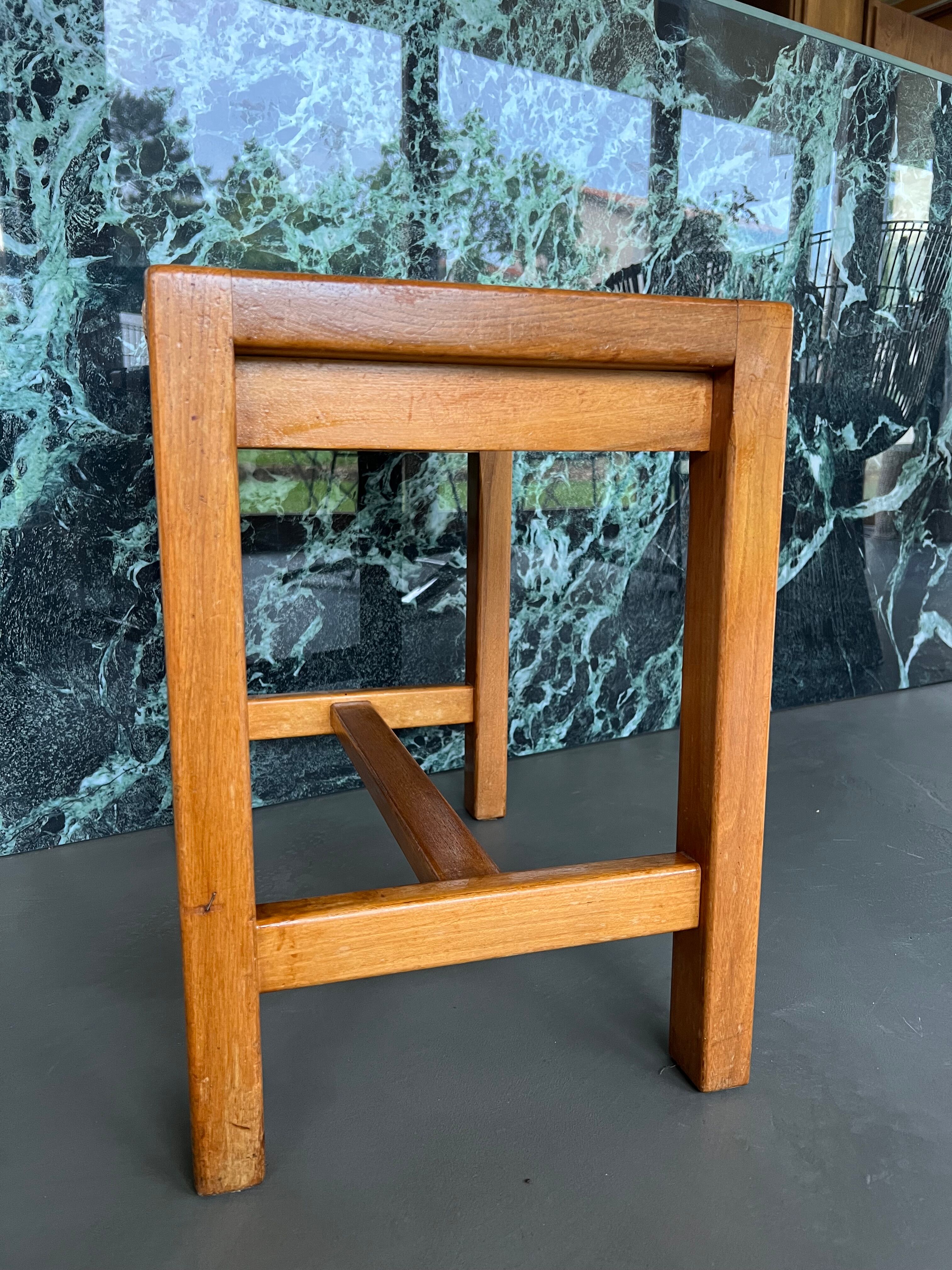 Tabouret paillé Maison Regain, circa 1970