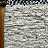 Berber Beni Ouarain handmade rug with colorful polka dots, 100% wool