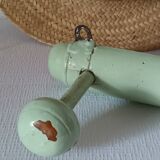 Vintage bamboo wall coat rack