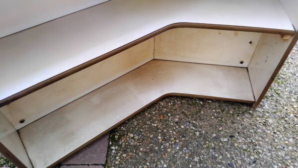 Bar vintage scandinave teck simili formica