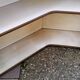 Vintage Scandinavian teak faux formica bar