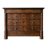 Empire cherry wood chest of drawers