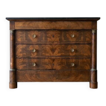 Commode Empire merisier