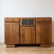Vintage 1950s solid wood sideboard