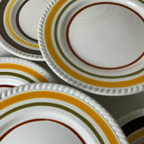 Vintage 70s plates