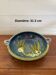 Large Dish with Handles in Handmade Ceramic - Hand-Painted Floral Decoration