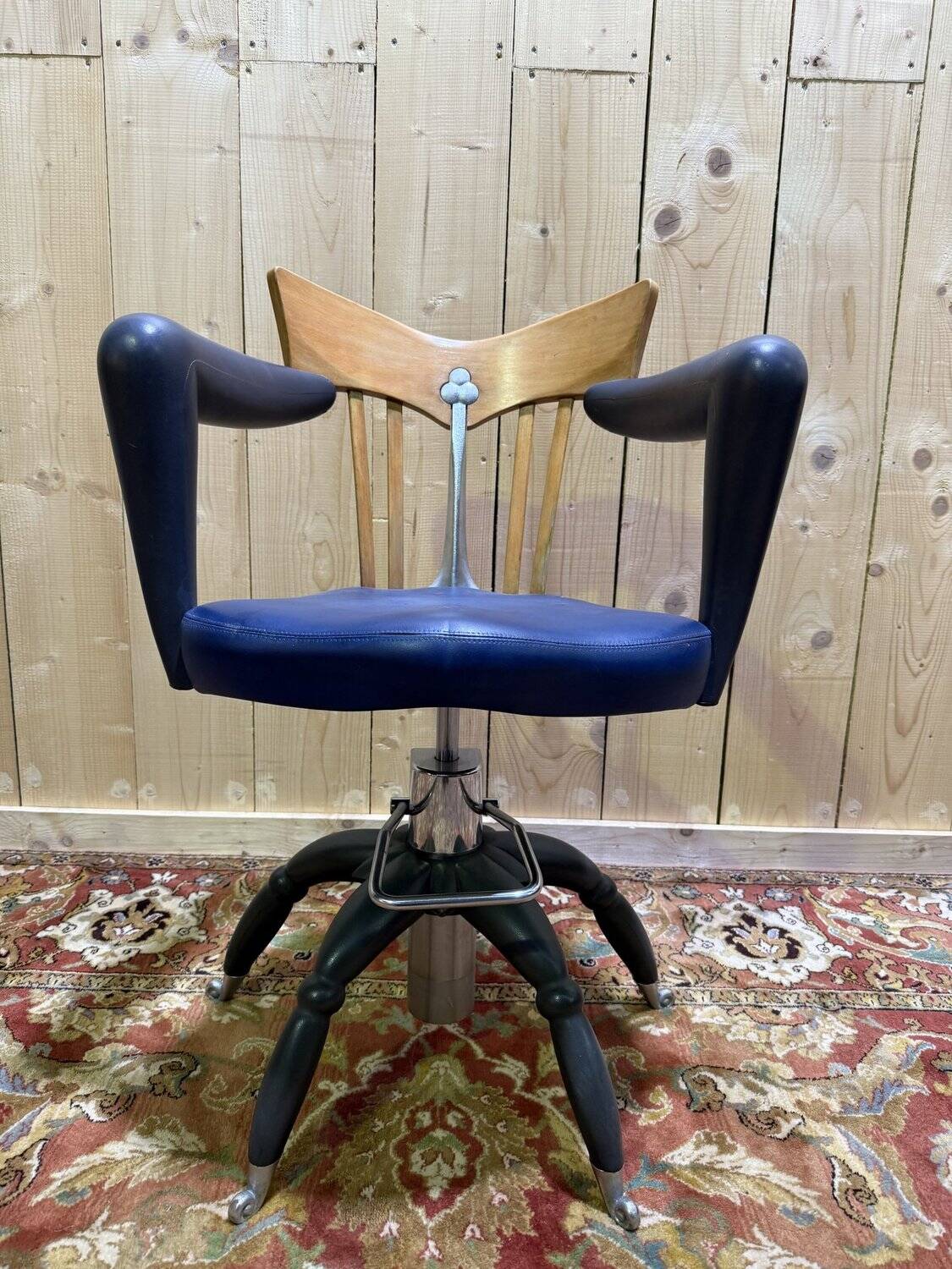 Fauteuil de bureau BOREK SIPEK "Maletius" édition Maletti 1990