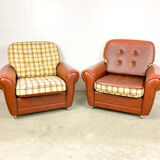 Set of 2 retro armchairs