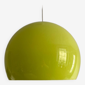 Suspension vintage plexi jaune