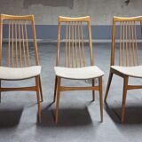 6 chairs Scandinavian years 50 60 Lubke