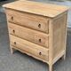 Vintage Bibus Louis XV commode renovated in oak from the 1950s.