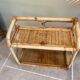 Vintage rattan shelf