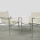 SPECTRUM / Vintage rattan armchairs sz01 / Martin Visser / Netherlands 1980s