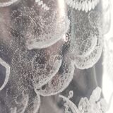 Hand-carved glass jug. France, 1950s.