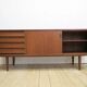 Teak sideboard with drawers and sliding doors, Denmark 1960
