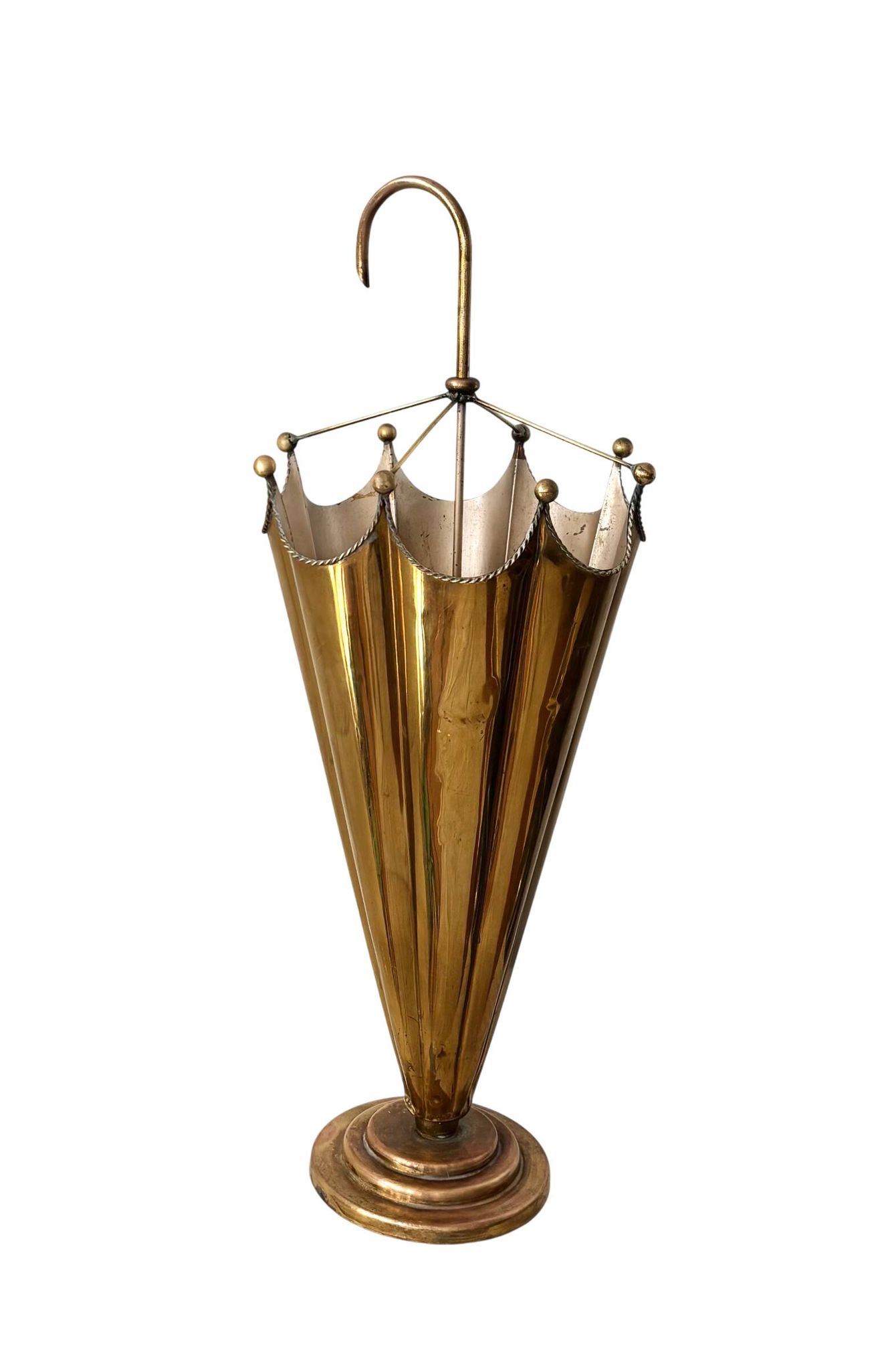 Porte parapluie en laiton 1960
