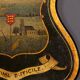 Antique 19thC English Hand Painted Essex Armorial Shield