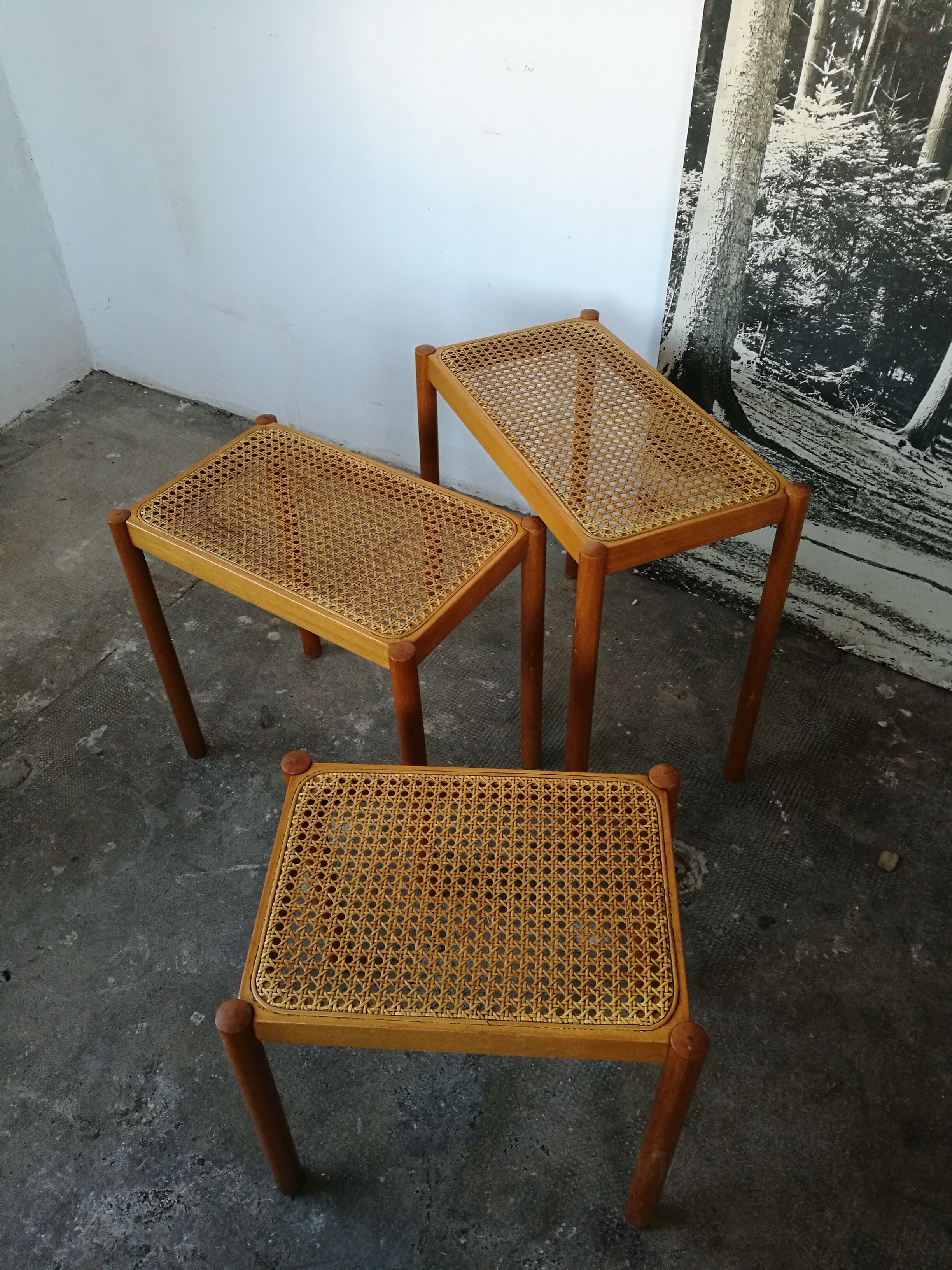 Table, canned vintage sofa tip