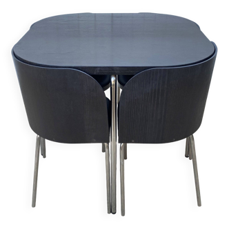 Ensemble table et 4 chaises modèle fusion par Sandra Kragnert pour ikea