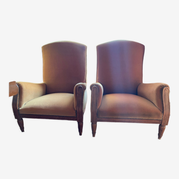 Lot de 2 fauteuils crapaud