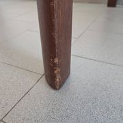 1960s Scandinavian coffee table in teak and schist